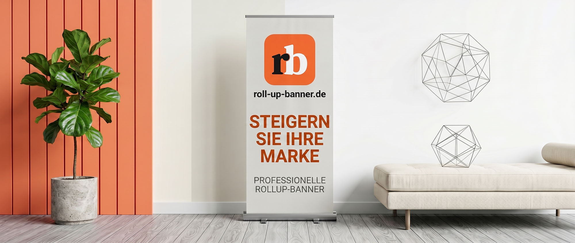 Roll-up-Banner im Digitaldruck